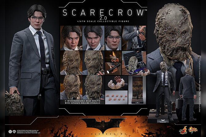 ホットトイズ新作！『ダークナイト ビギンズ』スケアクロウ 2.0版が26年7月発売！