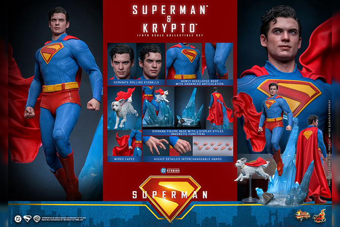 ホットトイズ新作！『スーパーマン』よりスーパーマン＆クリプトが25年12月発売！
