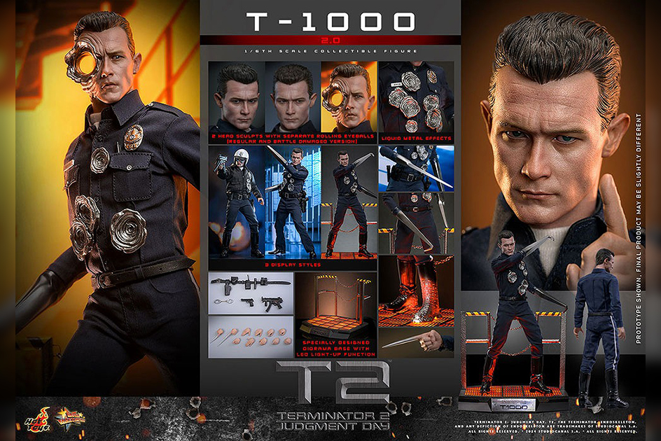 ホットトイズ新作！『ターミネーター2』よりT-1000が2025年12月に発売！
