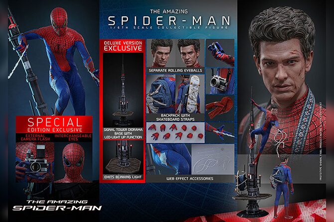 ホットトイズ ムービー・マスターピース アメイジング・スパイダーマン（2.0版／デラックス版）