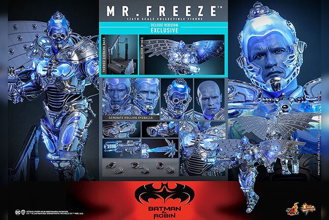 ホットトイズ　ムービー・マスターピース　Mr.フリーズ（『バットマン & ロビン Mr.フリーズの逆襲』） ボーナスアクセサリー付き
