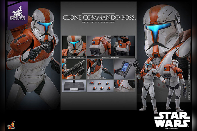 ホットトイズ　テレビ・マスターピース　クローン・コマンドー・ボス