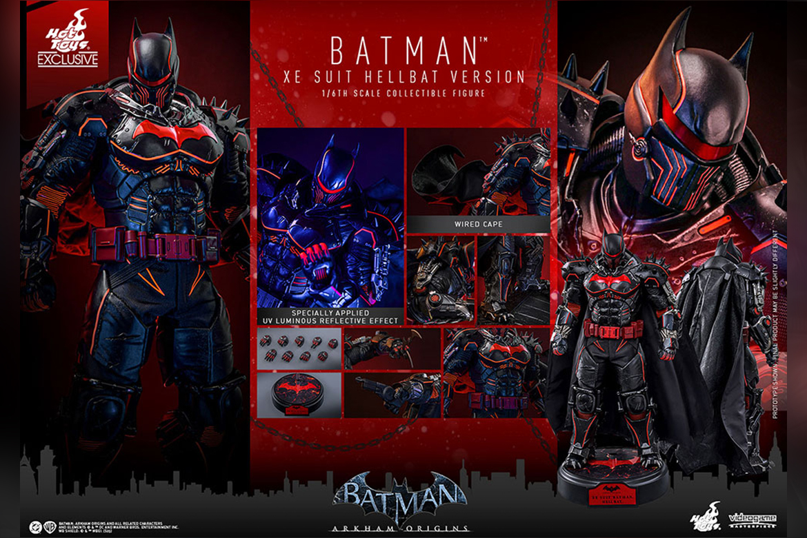 ホットトイズ新作！『アーカム・ビギンズ』バットマン XEスーツ ヘルバット版が25年12月にトイサピ限定発売！