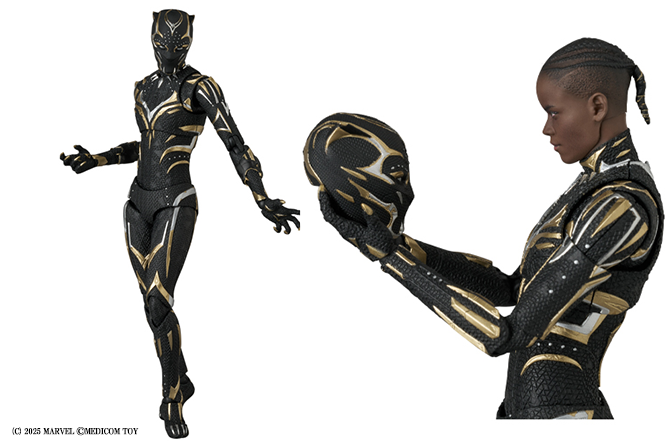 MAFEX新作！『ワカンダ・フォーエバー』ブラックパンサーが26年2月発売！シュリ素顔ヘッドも付属！