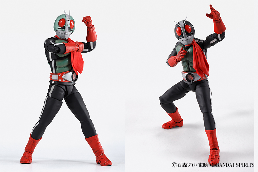 S.H.フィギュアーツ新作！真骨彫製法の仮面ライダー新2号が25年12月に発売！客演時の黒マスクも付属！