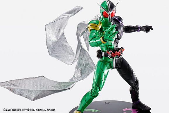 【2025年4月再販版】S.H.フィギュアーツ 真骨彫製法 仮面ライダーW サイクロンジョーカー 風都探偵アニメ化記念