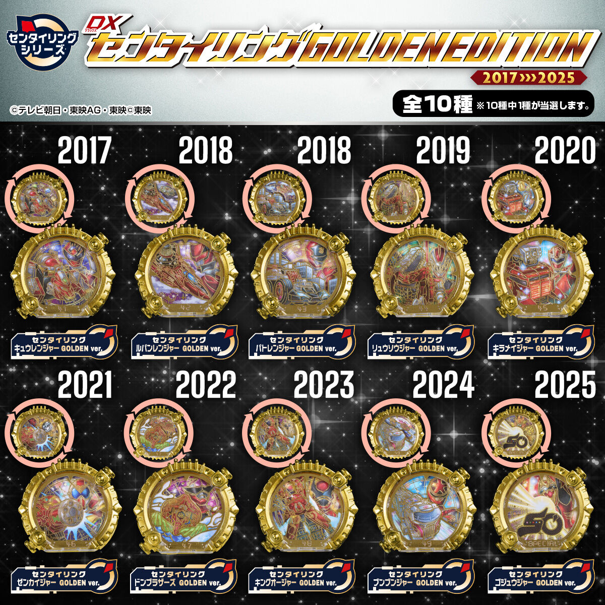 DXセンタイリング GOLDENEDITION 2017-2025