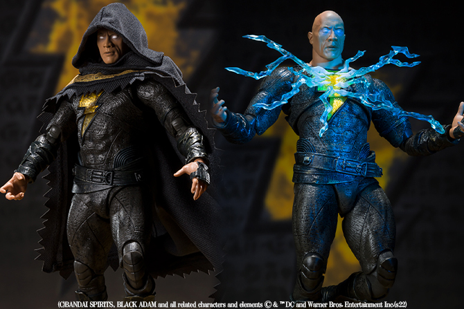S.H.フィギュアーツ新作！ブラックアダムが2023年4月に発売！布製マント＆エフェクトも付属