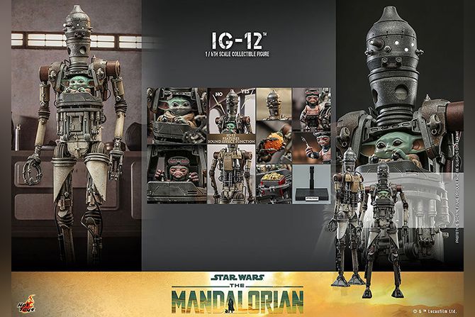 ホットトイズ新作！『マンダロリアン』グローグが操るIG-12が24年11月発売！アクセサリーセットも登場！