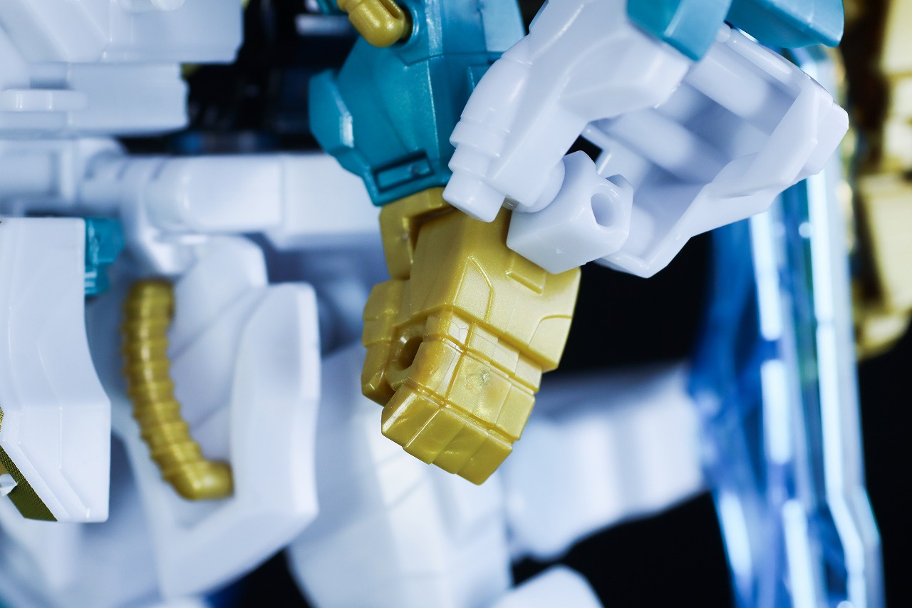 ミニプラ　テガソードホワイトバーン　レビュー　合体