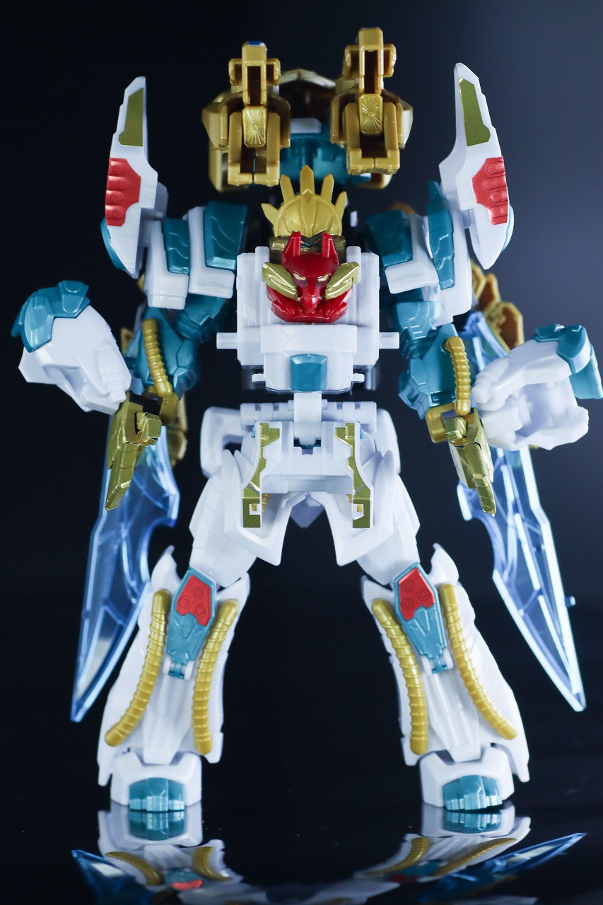 ミニプラ　テガソードホワイトバーン　レビュー　本体