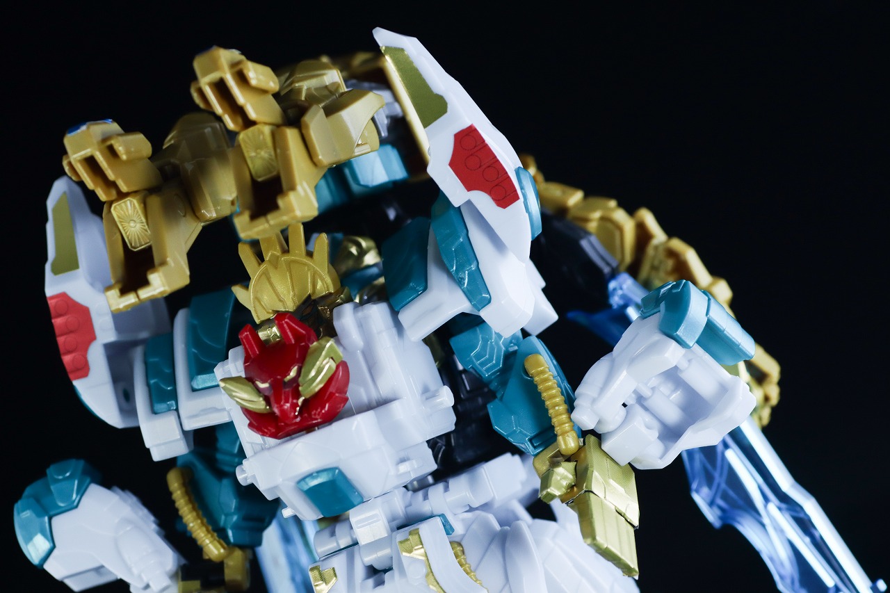 ミニプラ　テガソードホワイトバーン　レビュー　本体