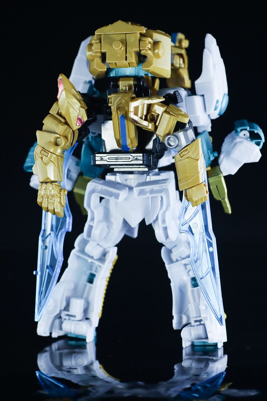 ミニプラ　テガソードホワイトバーン　レビュー　本体