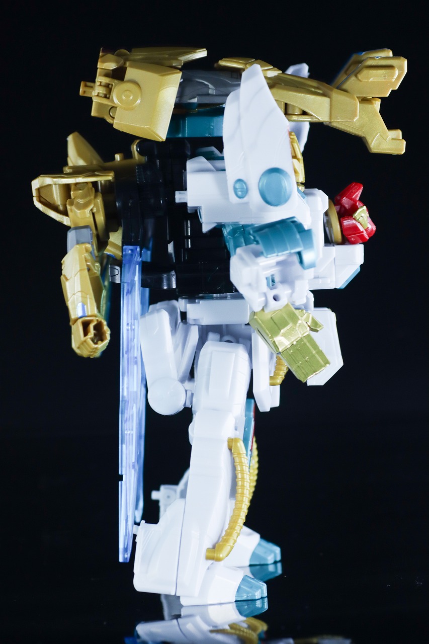 ミニプラ　テガソードホワイトバーン　レビュー　本体