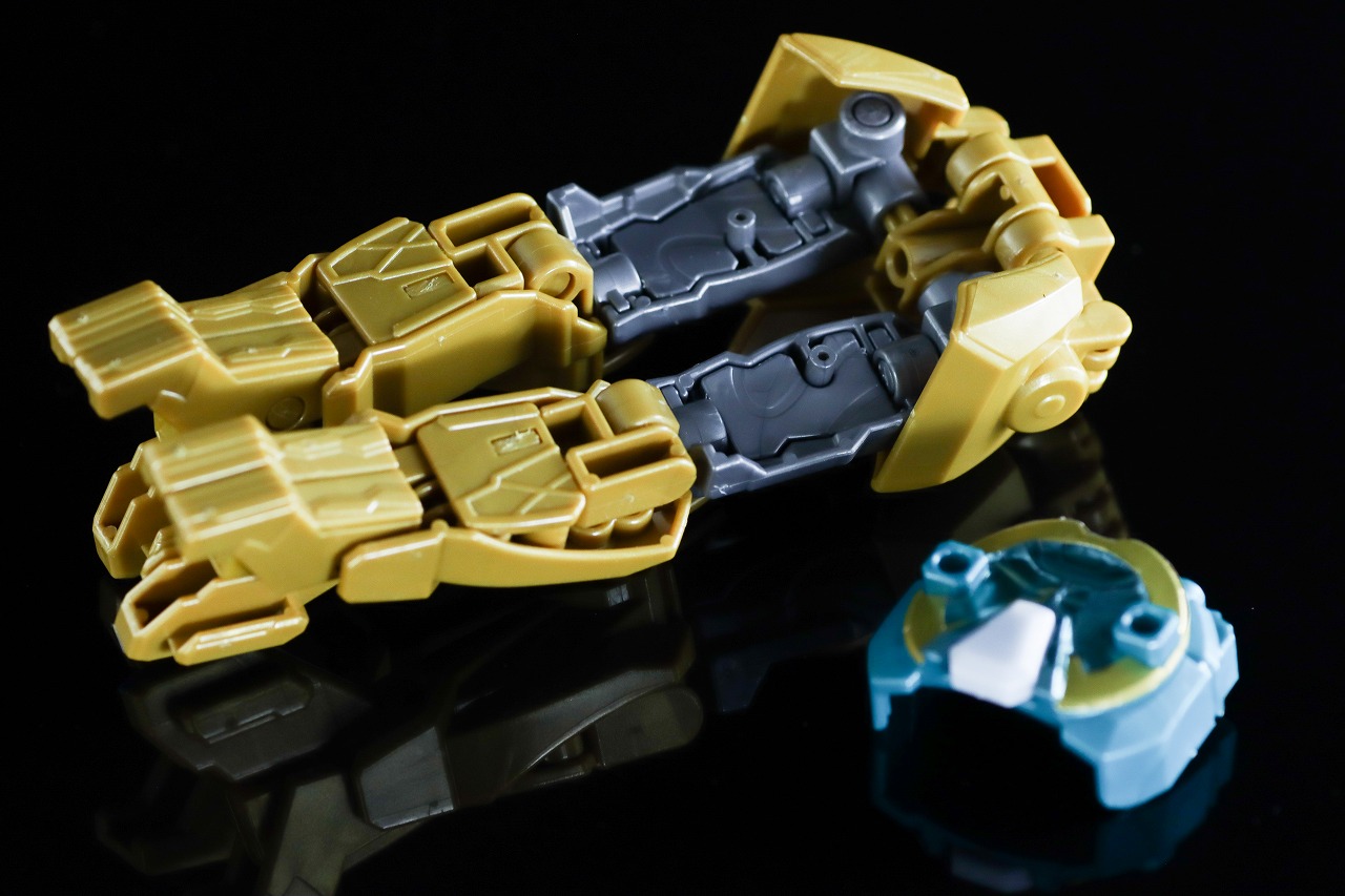 ミニプラ　テガソードホワイトバーン　レビュー　合体