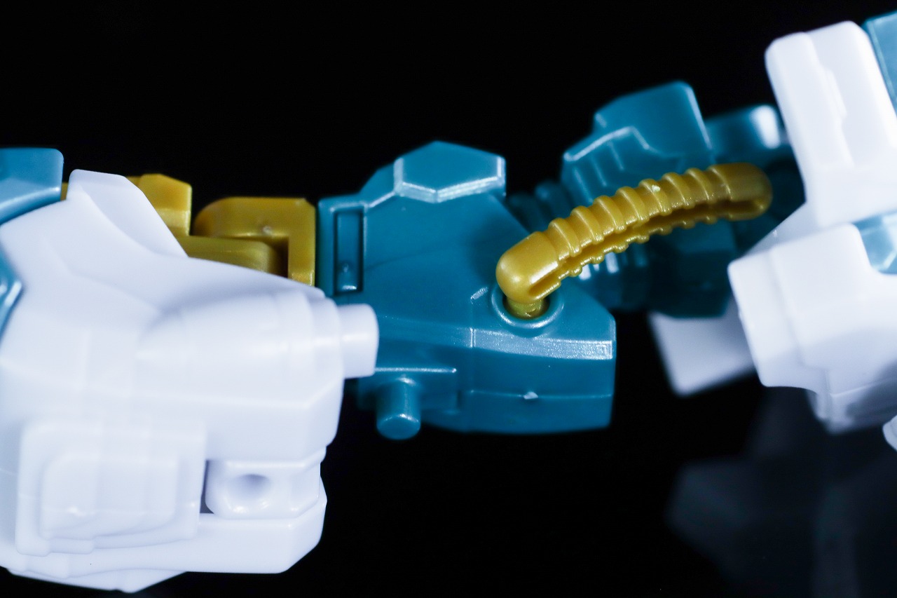 ミニプラ　テガソードホワイトバーン　レビュー　合体