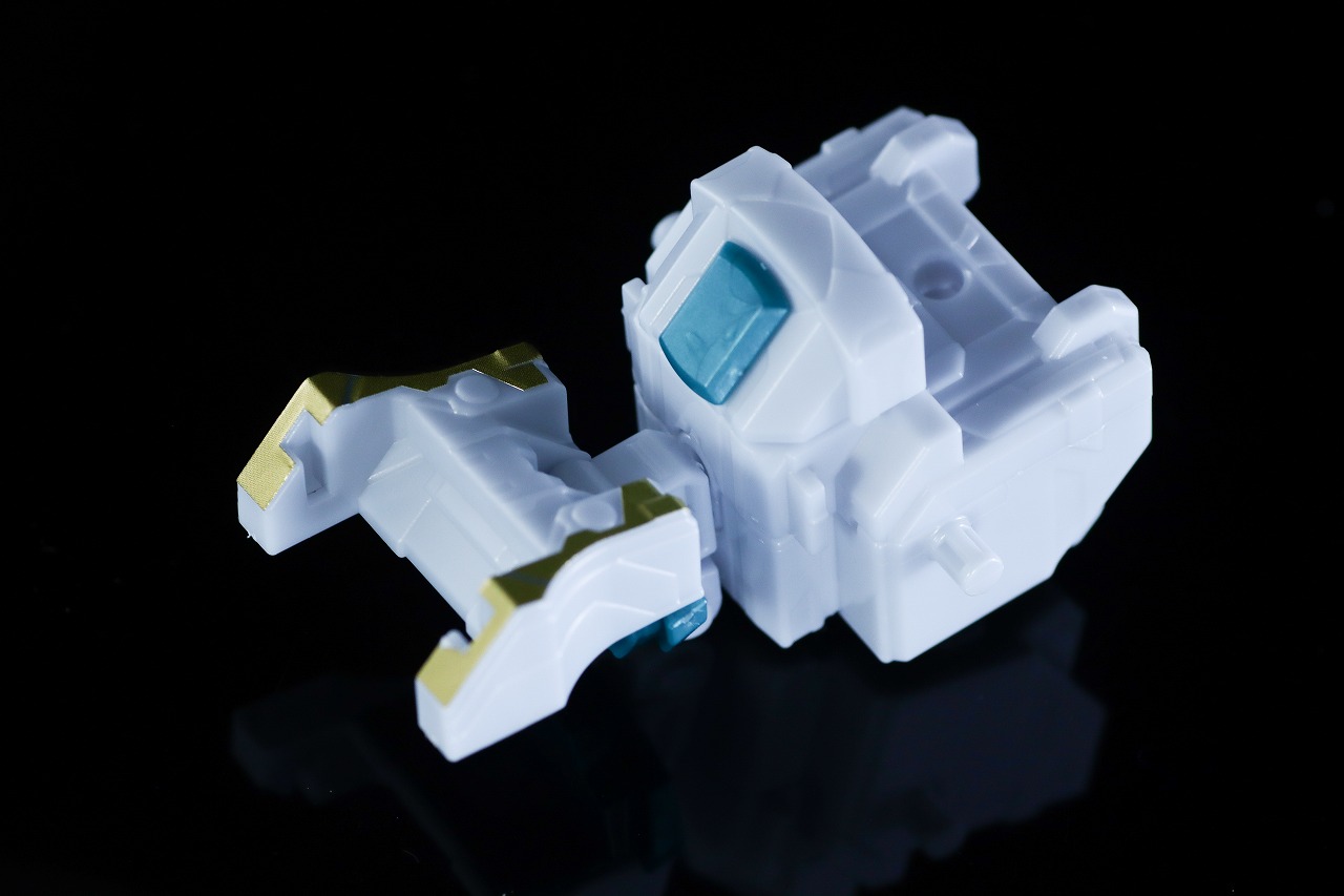 ミニプラ　テガソードホワイトバーン　レビュー　合体