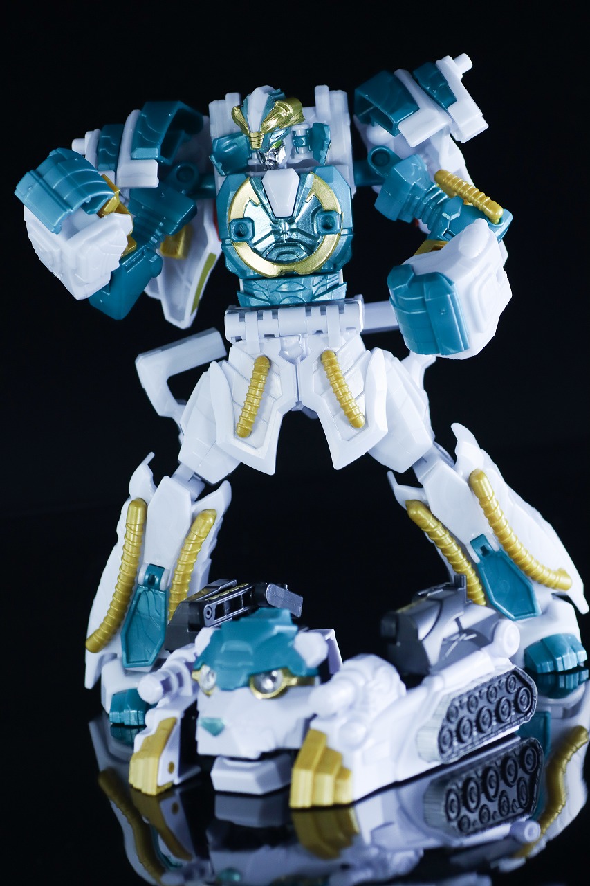 ミニプラ　グーデバーン＆べアックマ50　レビュー　アクション