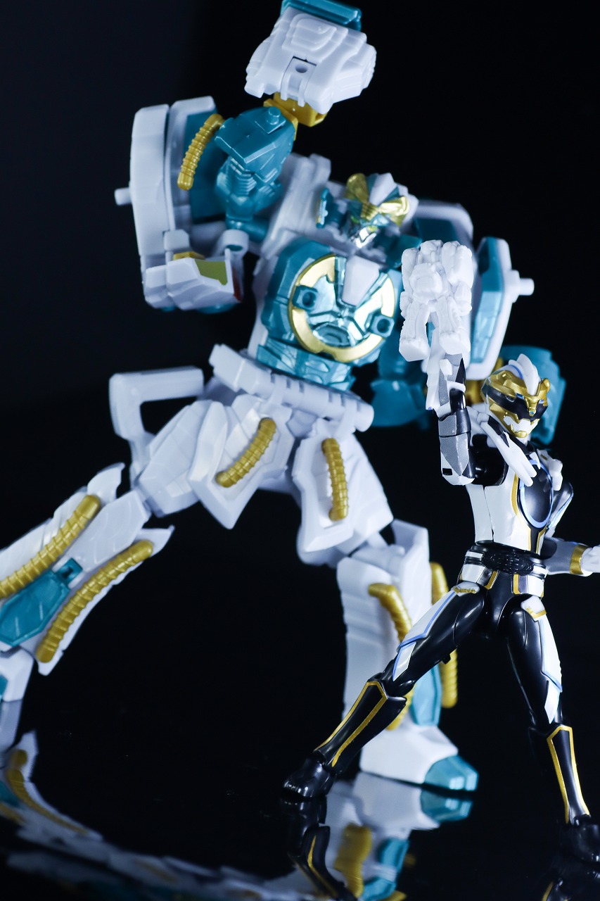 ミニプラ　グーデバーン＆べアックマ50　レビュー　アクション　勇動　ゴジュウポーラー