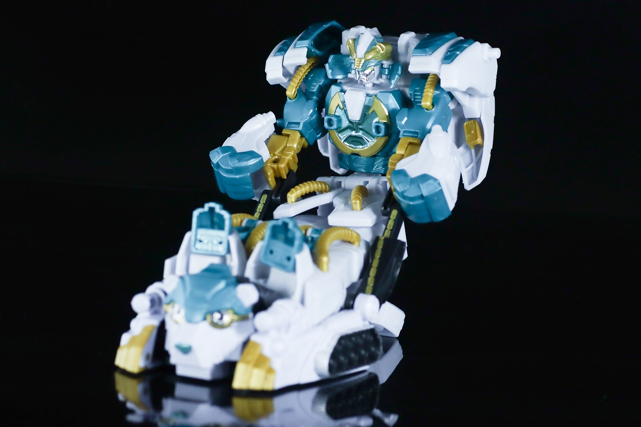 ミニプラ　グーデバーンべアックマ50　レビュー　合体