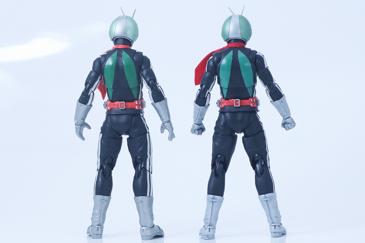 S.H.フィギュアーツ 真骨彫製法　仮面ライダー新1号 栄光の昭和ライダーエディション　レビュー　通常版　比較