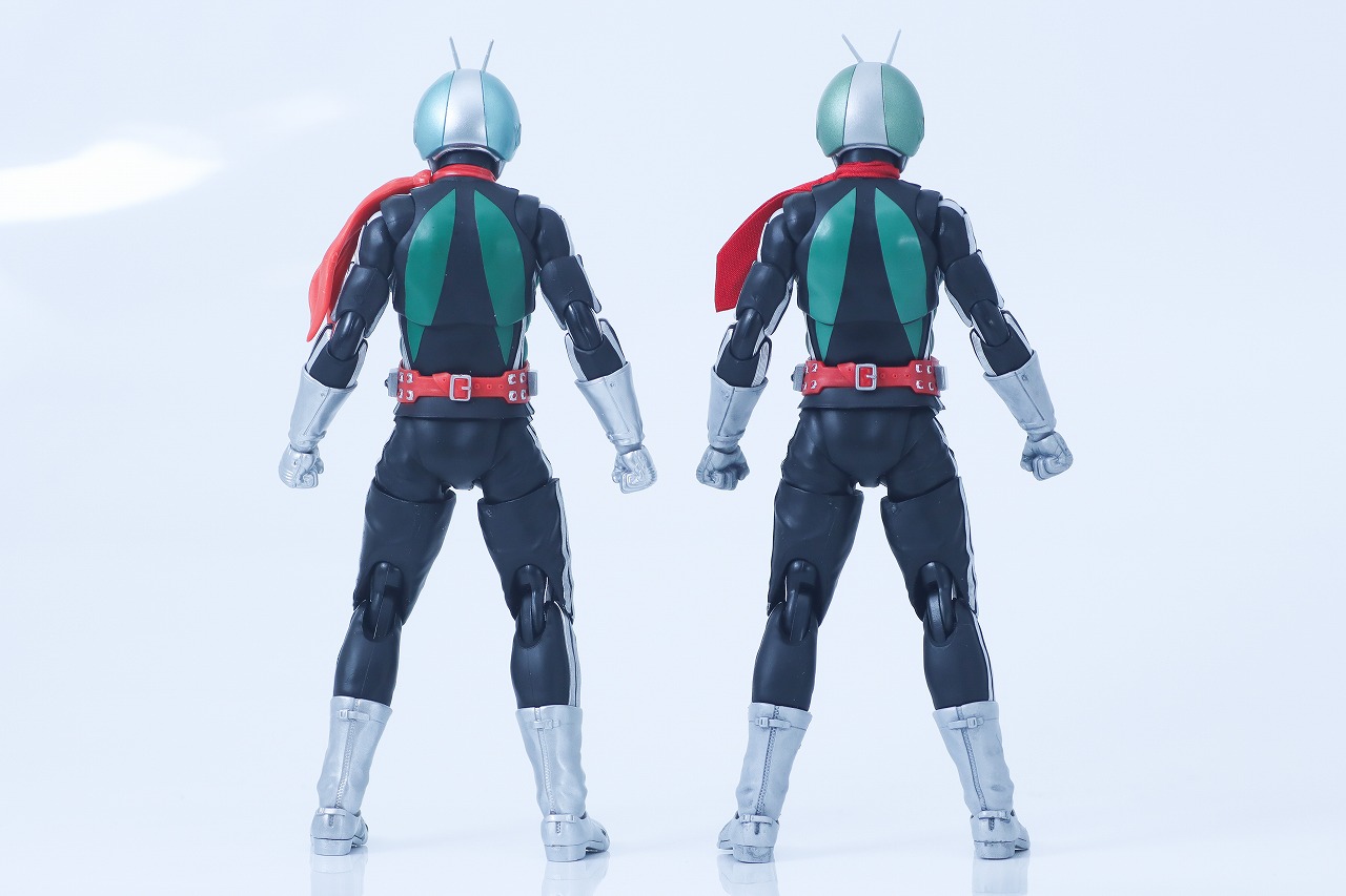 S.H.フィギュアーツ 真骨彫製法　仮面ライダー新1号 栄光の昭和ライダーエディション　レビュー　50th anniversary ver　比較