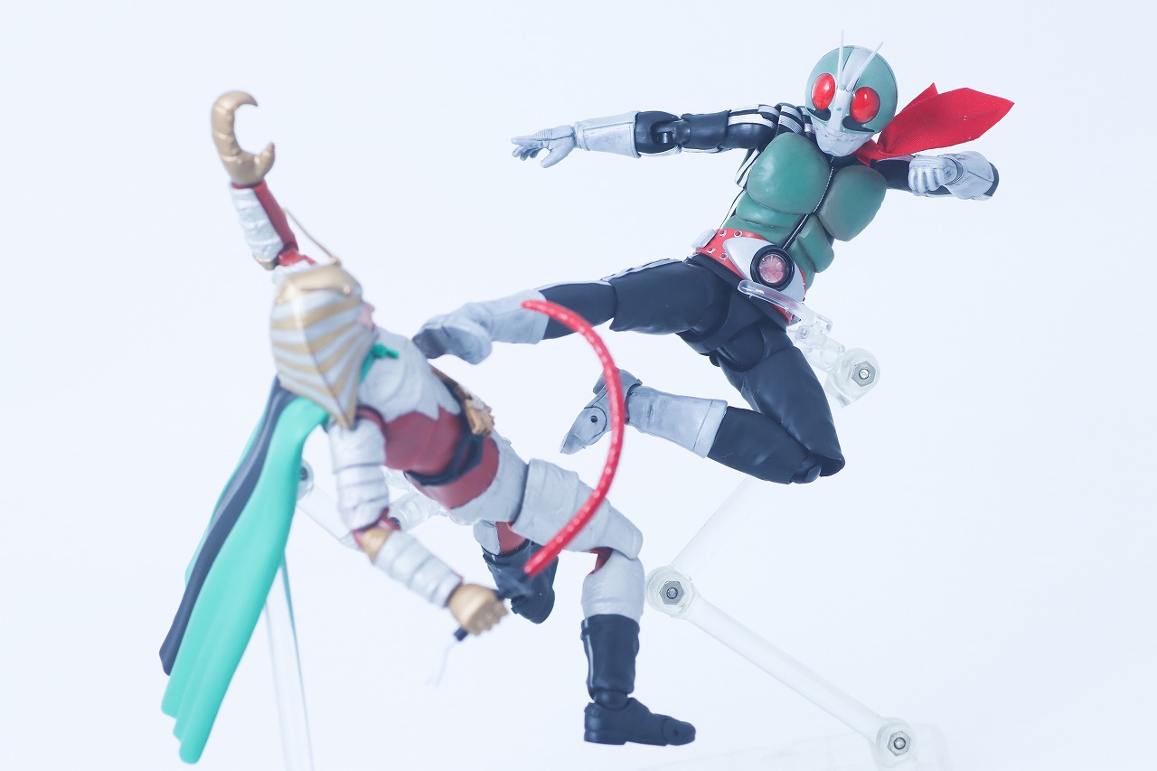 S.H.フィギュアーツ 真骨彫製法　仮面ライダー新1号 栄光の昭和ライダーエディション　レビュー　アクション