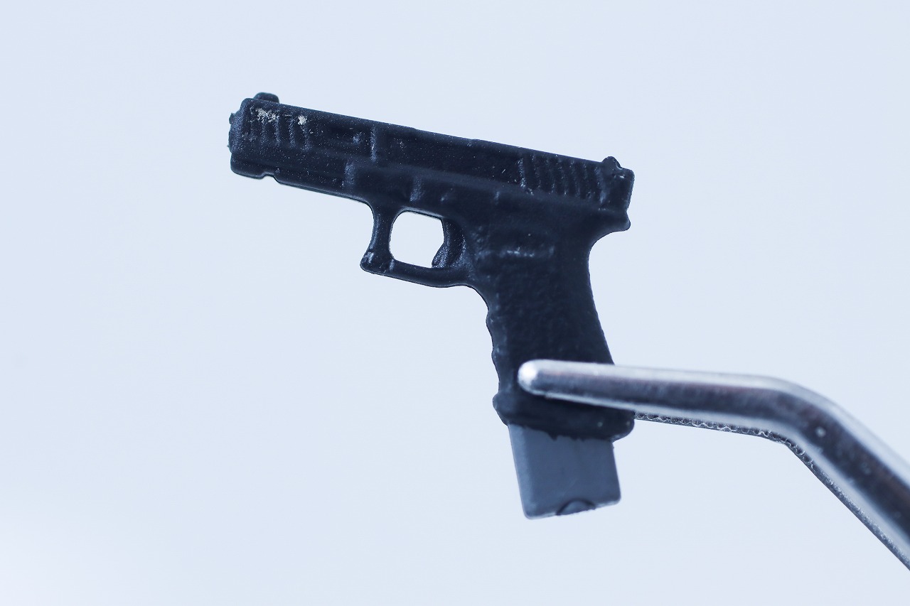 マーベルレジェンド　パニッシャー（デアデビル：ボーン・アゲイン）　レビュー　付属品　拳銃