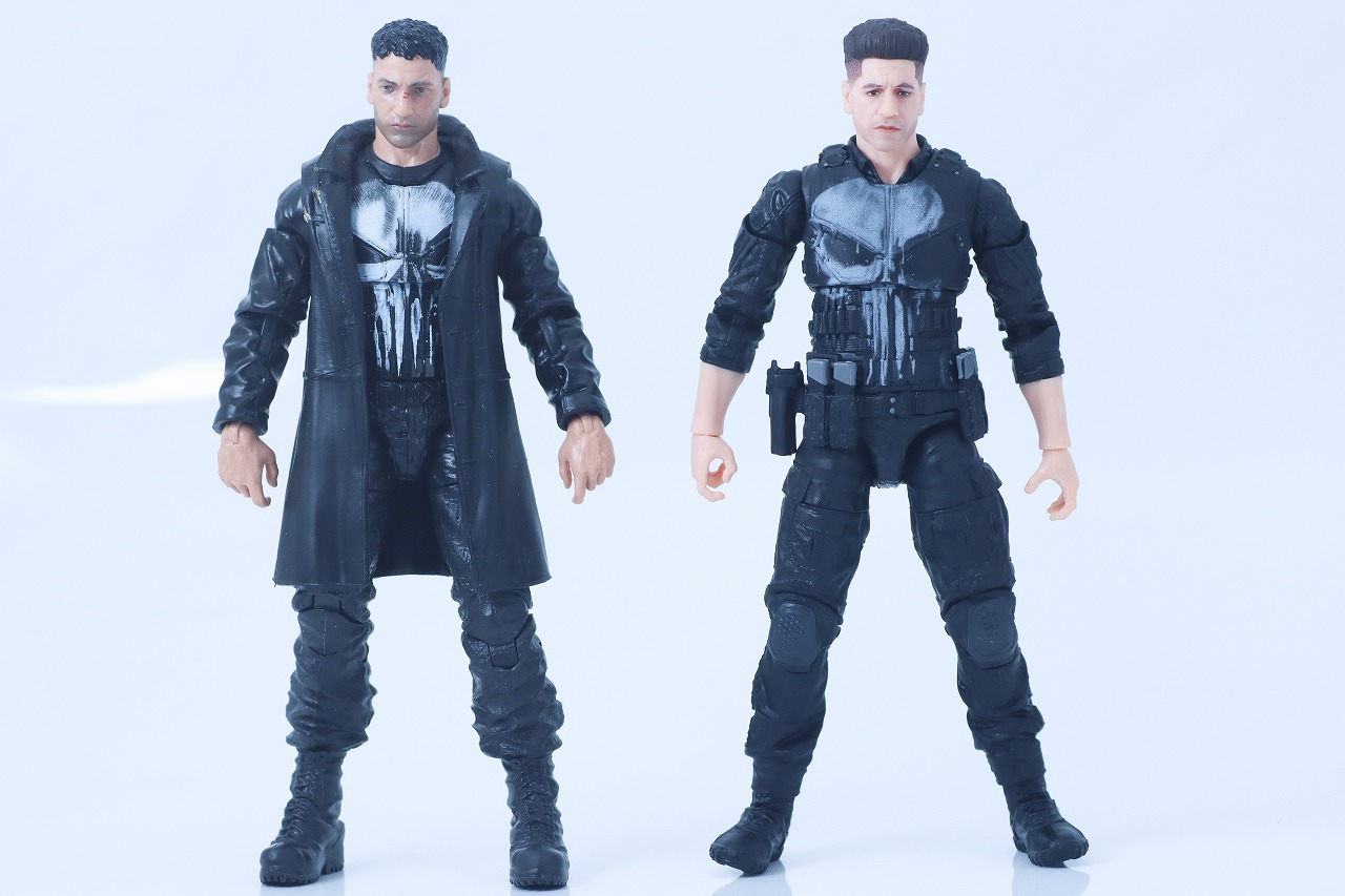 マーベルレジェンド　パニッシャー（デアデビル：ボーン・アゲイン）　レビュー　比較　Netflix版