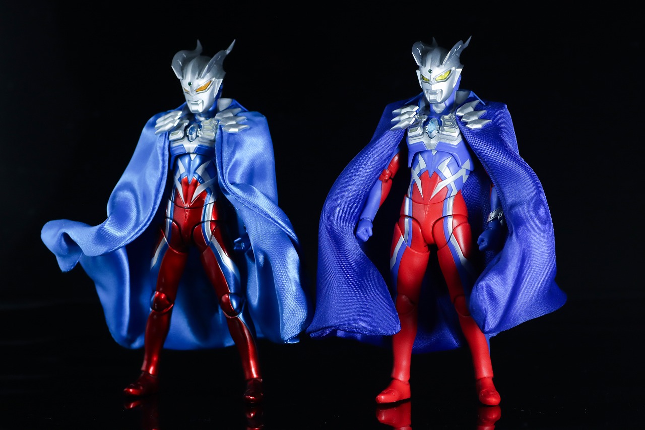 S.H.フィギュアーツ　ウルトラゼロマント（ウルトラマン ニュージェネレーション スターズver.）　レビュー　比較