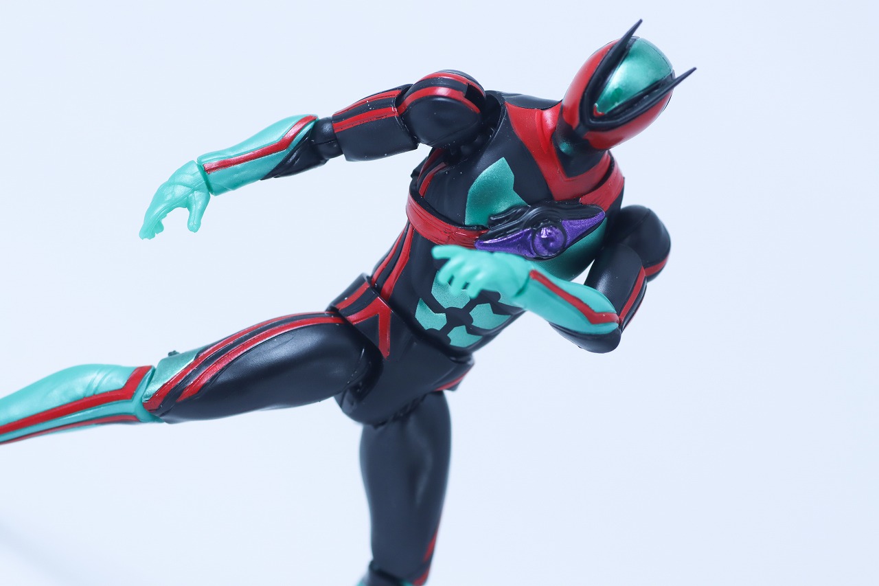 仮面ライダーアクションフィギュア カプセムチェンジコレクション　仮面ライダーゼッツ パラダイムセット　レビュー　アクション