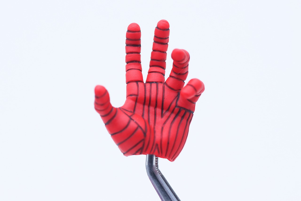 ホットトイズ　テレビ・マスターピース　東映版スパイダーマン　レビュー　付属品　手首