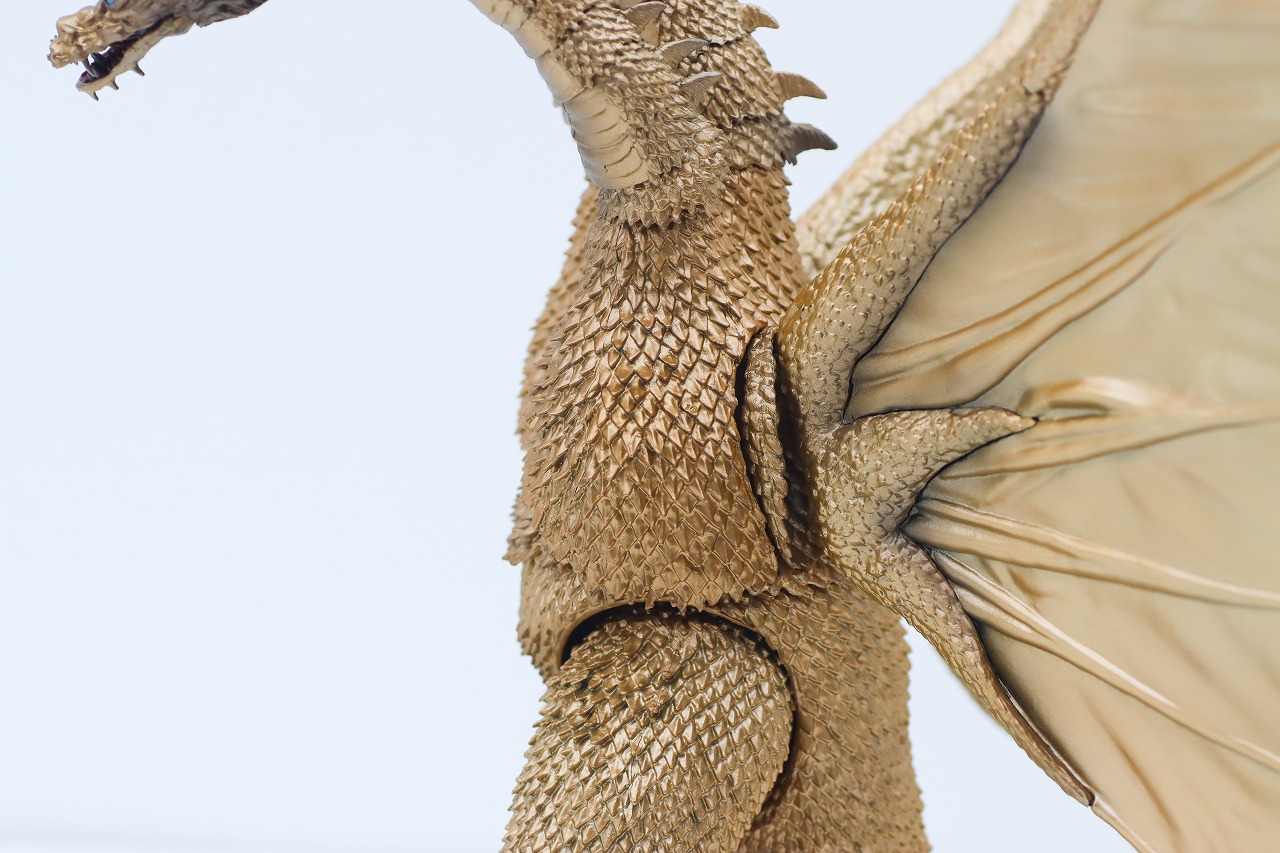 S.H.モンスターアーツ　キングギドラ（1972）　レビュー　可動範囲