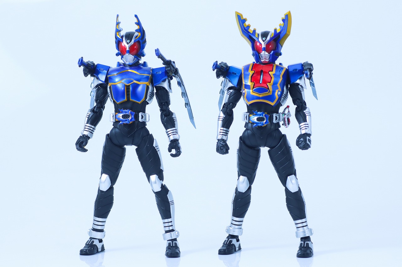 S.H.フィギュアーツ 真骨彫製法　仮面ライダーガタック ハイパーフォーム　レビュー　比較　ライダーフォーム　真骨彫製法10周年版