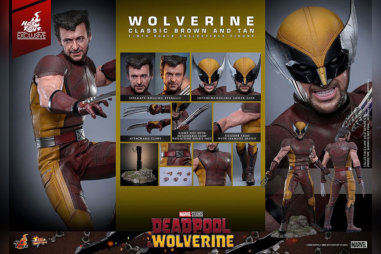 ホットトイズ新作！ブラウンスーツ版ウルヴァリンが2025年11月にトイサピ限定発売！