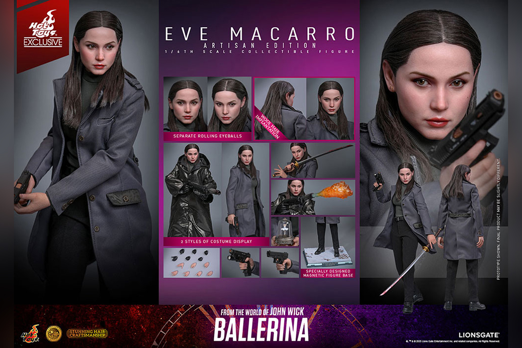 ホットトイズ新作！『ジョン・ウィック』シリーズ『バレリーナ』イヴ・マカロが26年12月発売！