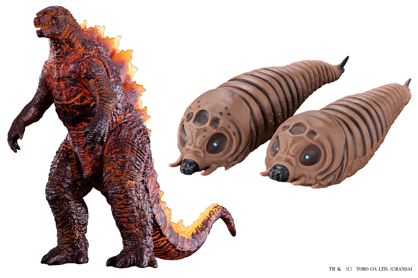 ムビモン新作！バーニングゴジラ（2019）＆モスラ 幼虫（2003）双子セットが25年11月発売！