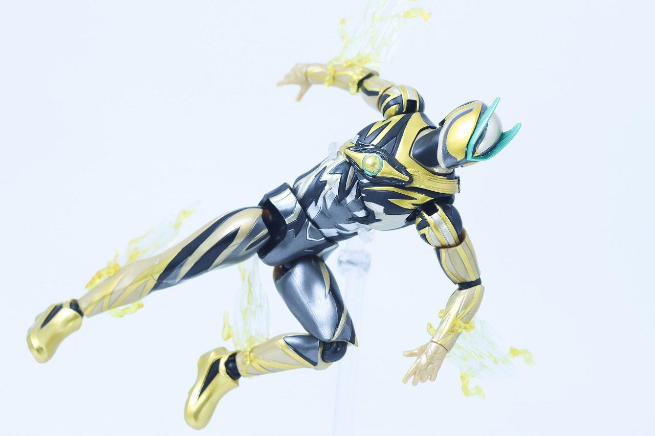 仮面ライダーアクションフィギュア　仮面ライダーゼッツ イナズマプラズマ　レビュー　アクション