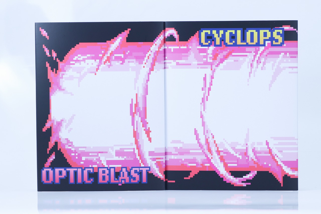 S.H.フィギュアーツ　サイクロップス（GAMERVERSE）　レビュー　付属品　メガオプティックブラスト台紙