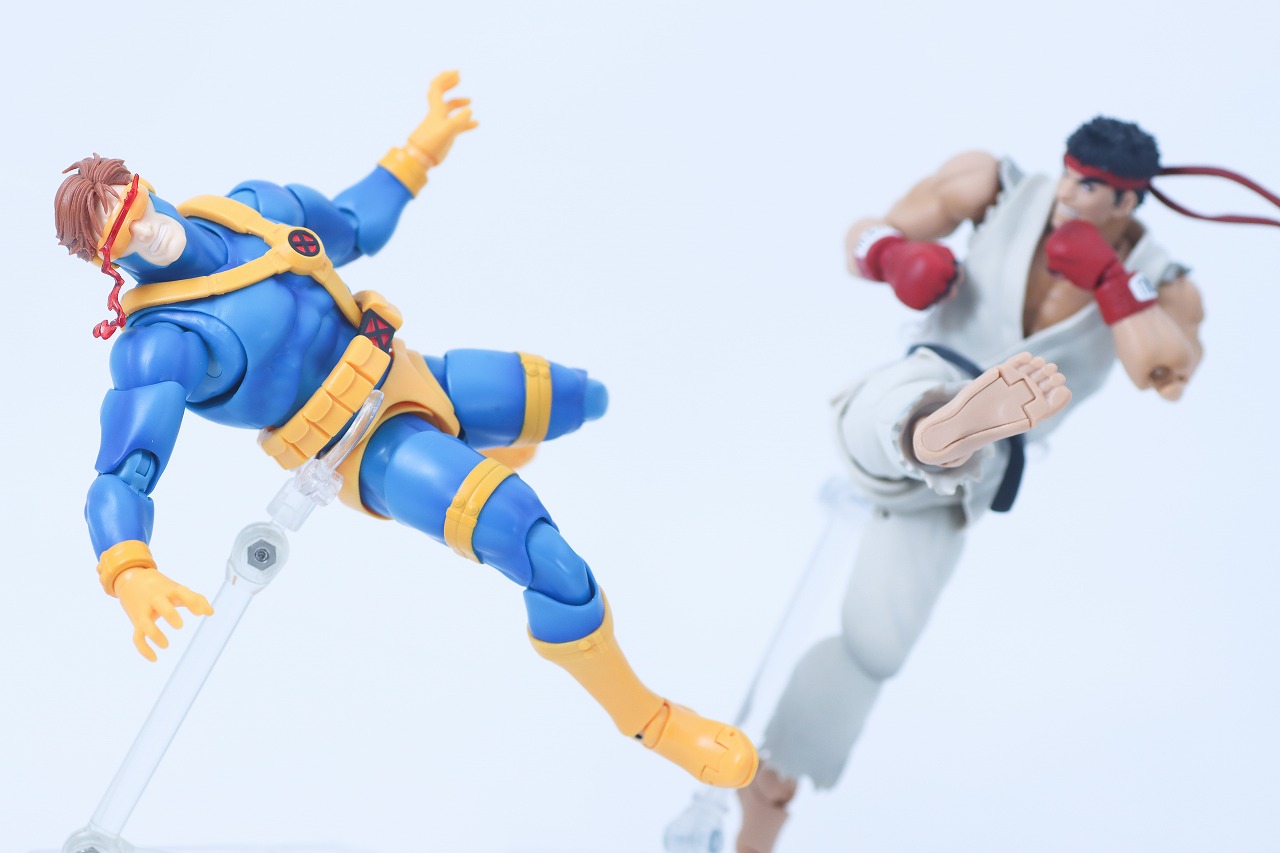 S.H.フィギュアーツ　サイクロップス（GAMERVERSE）　レビュー　アクション　リュウ