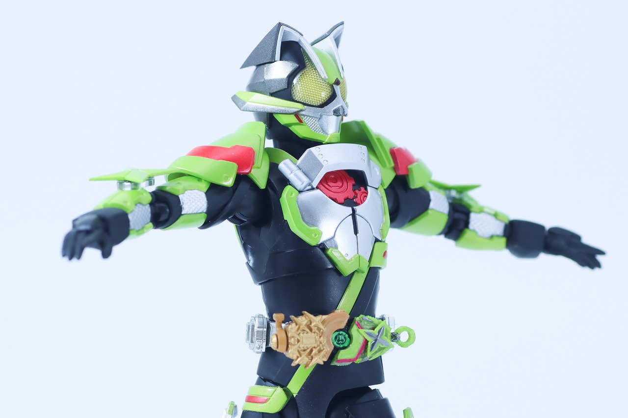 S.H.フィギュアーツ　仮面ライダータイクーン フィーバーニンジャフォーム　ケケラ　カエルの置物セット　レビュー　可動範囲