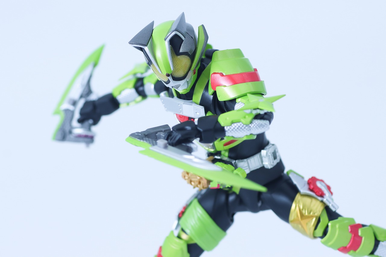 S.H.フィギュアーツ　仮面ライダータイクーン フィーバーニンジャフォーム　ケケラ　カエルの置物セット　レビュー　アクション