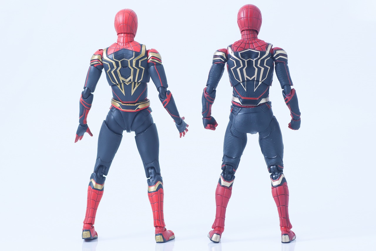 MAFEX　スパイダーマン　インテグレーテッド　スーツ　レビュー　比較　S.H.フィギュアーツ