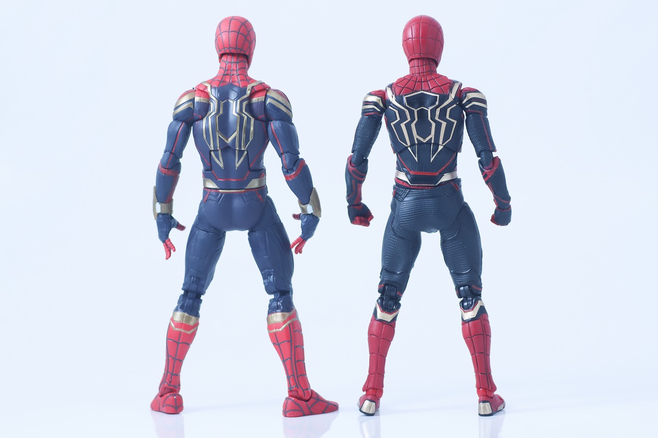MAFEX　スパイダーマン　インテグレーテッド　スーツ　レビュー　比較　マーベルレジェンド