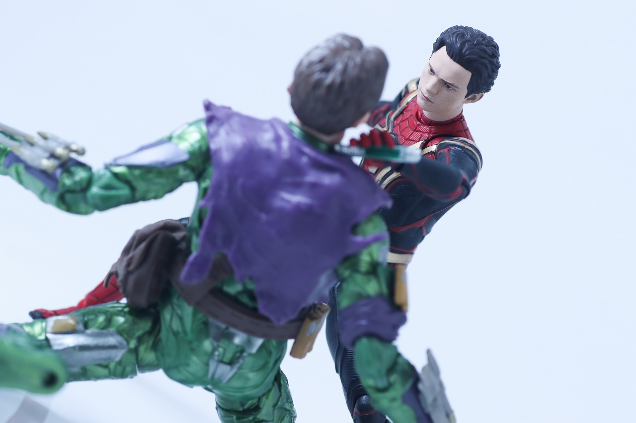 MAFEX　スパイダーマン　インテグレーテッド　スーツ　レビュー　アクション　マーベルレジェンド　グリーンゴブリン