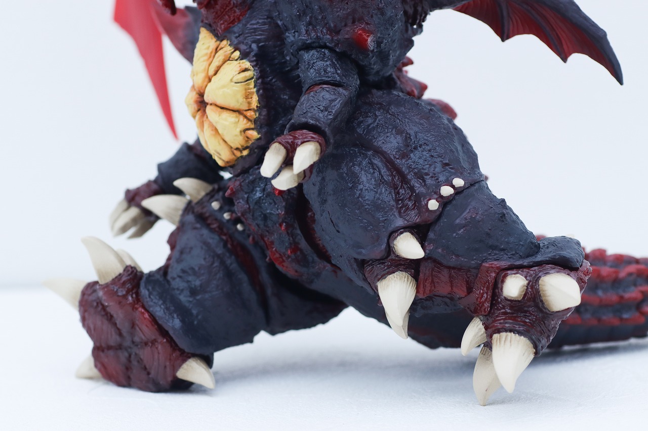 S.H.モンスターアーツ　デストロイア（完全体） 東京臨海副都心決戦ver.　レビュー　可動範囲