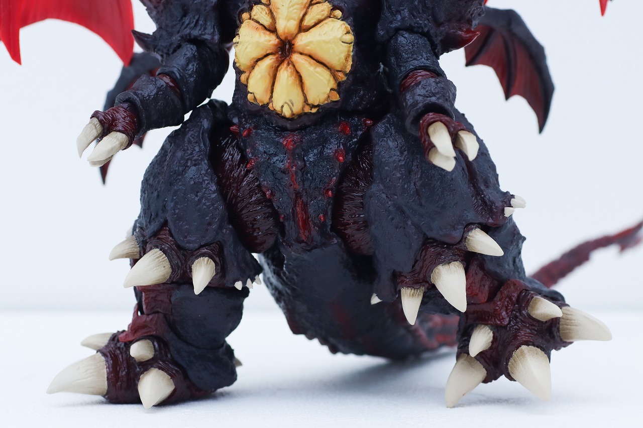 S.H.モンスターアーツ　デストロイア（完全体） 東京臨海副都心決戦ver.　レビュー　可動範囲