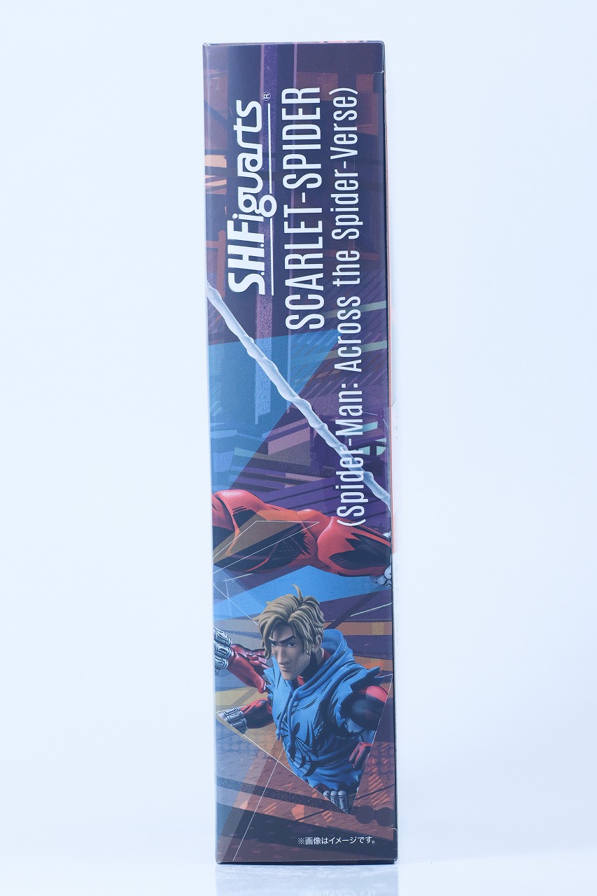 S.H.フィギュアーツ　スカーレット・スパイダー（スパイダーマン：アクロス・ザ・スパイダーバース）　レビュー　パッケージ