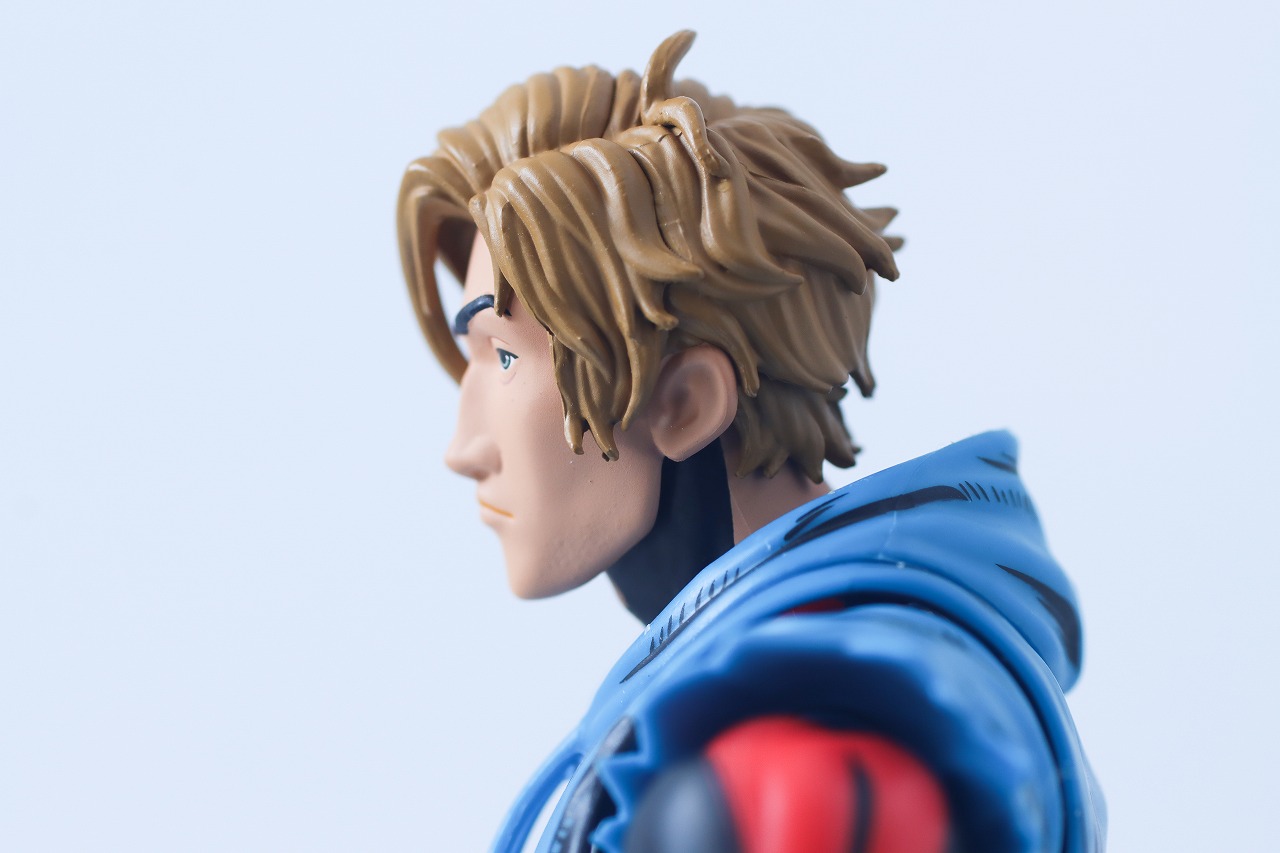 S.H.フィギュアーツ　スカーレット・スパイダー（スパイダーマン：アクロス・ザ・スパイダーバース）　レビュー　付属品　ベン・ライリー　素顔ヘッド