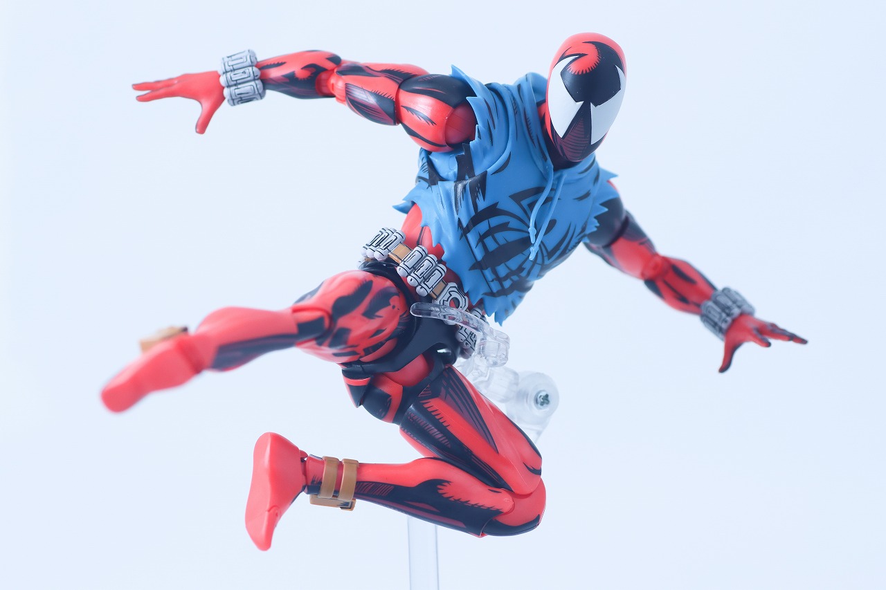 S.H.フィギュアーツ　スカーレット・スパイダー（スパイダーマン：アクロス・ザ・スパイダーバース）　レビュー　アクション